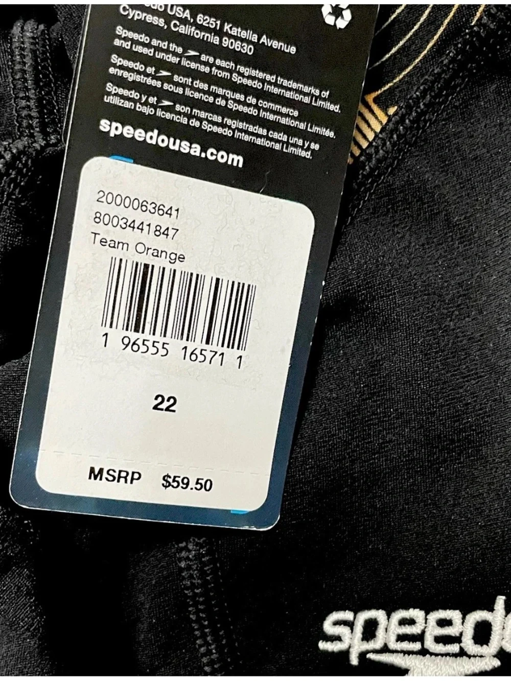 Boys Speedo Jammers Swim Trunks Size 22 NWT Endurance UPF 50+ NEW